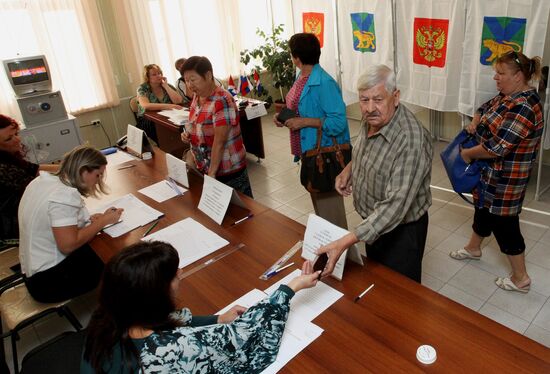 Election Day across Russia