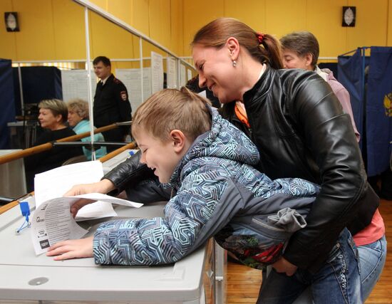 Russia holds Unified Election Day
