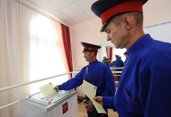 Election Day across Russia