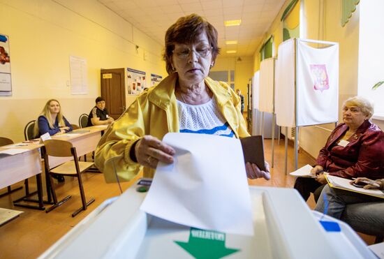 Election Day across Russia