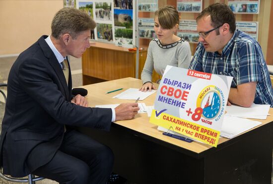 Election Day across Russia