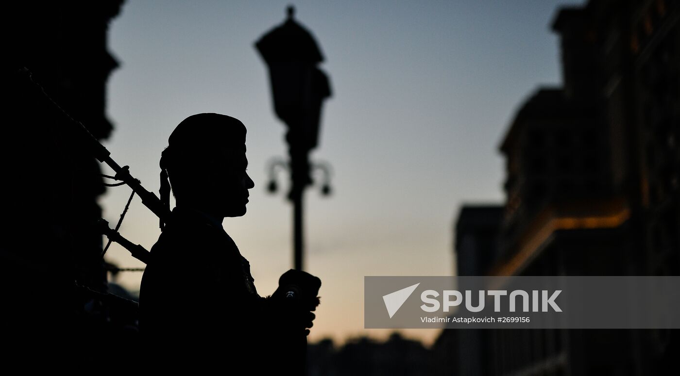 Closing ceremony of 2015 International Military Music Festival 'Spasskaya Tower'