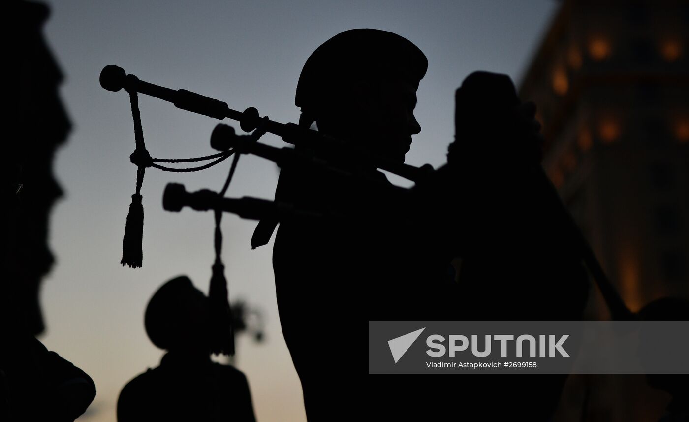 Closing ceremony of 2015 International Military Music Festival 'Spasskaya Tower'