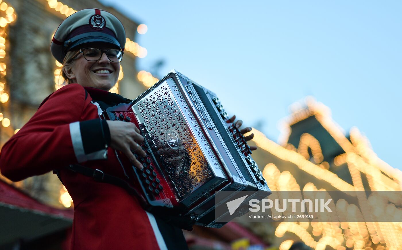 Closing ceremony of 2015 International Military Music Festival 'Spasskaya Tower'