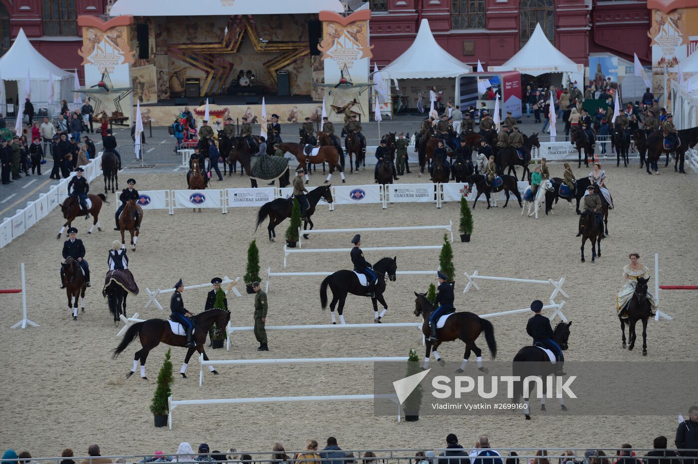 Closing ceremony of 2015 International Military Music Festival 'Spasskaya Tower'