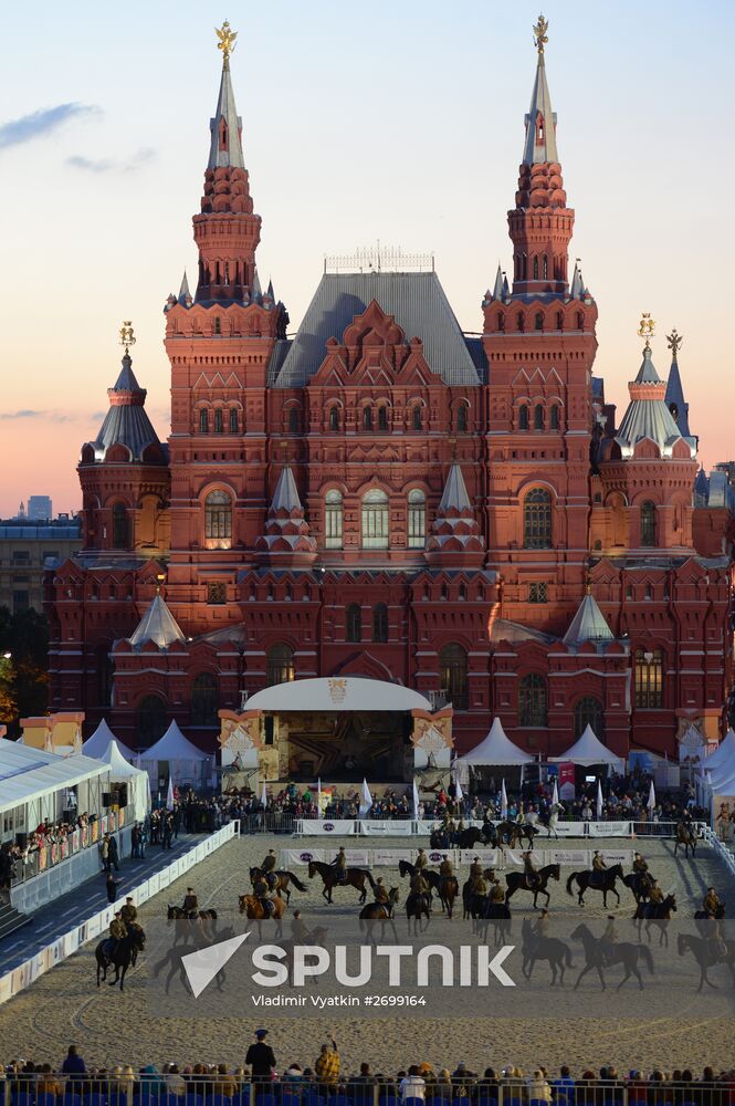 Closing ceremony of 2015 International Military Music Festival 'Spasskaya Tower'