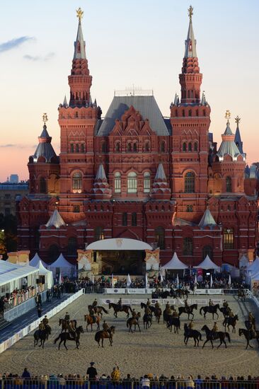 Closing ceremony of 2015 International Military Music Festival 'Spasskaya Tower'