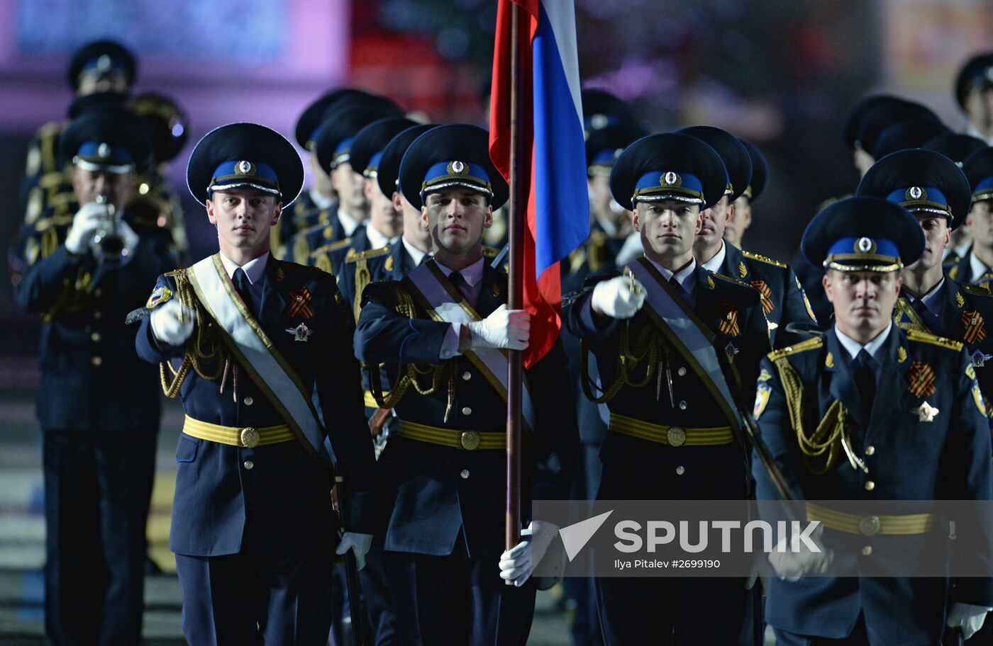 Closing ceremony of 2015 International Military Music Festival 'Spasskaya Tower'
