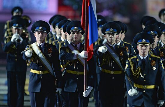 Closing ceremony of 2015 International Military Music Festival 'Spasskaya Tower'