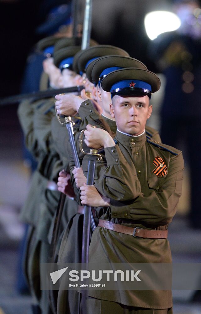 Closing ceremony of 2015 International Military Music Festival 'Spasskaya Tower'