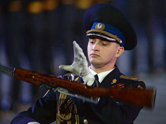 Closing ceremony of 2015 International Military Music Festival 'Spasskaya Tower'