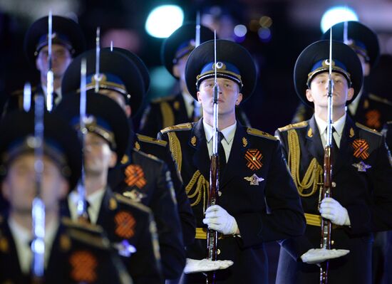 Closing ceremony of 2015 International Military Music Festival 'Spasskaya Tower'