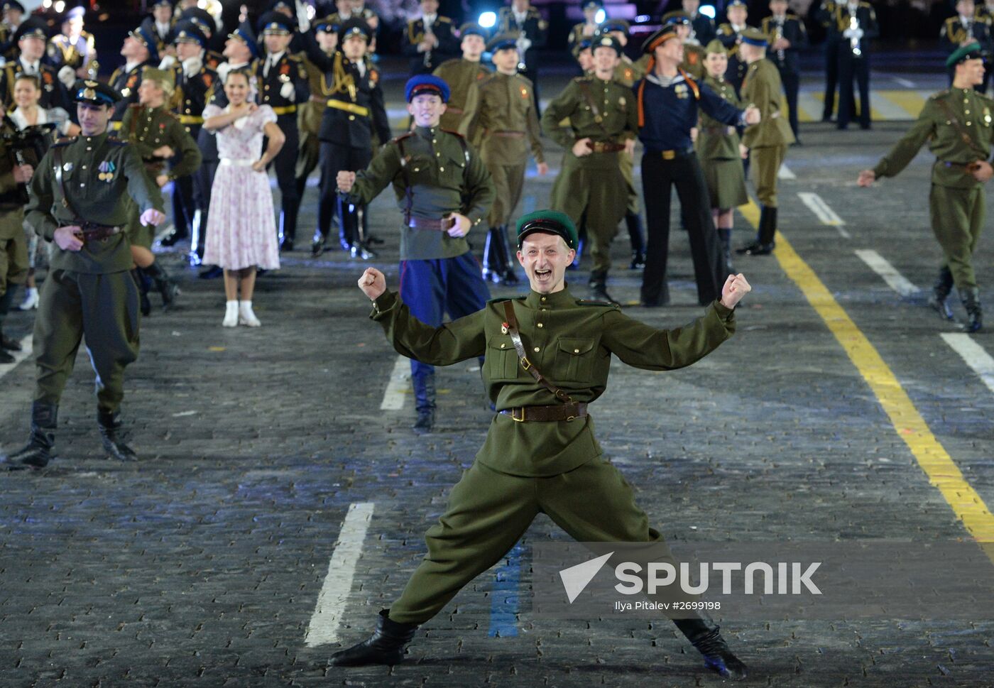 Closing ceremony of 2015 International Military Music Festival 'Spasskaya Tower'