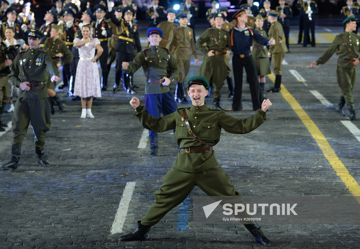 Closing ceremony of 2015 International Military Music Festival 'Spasskaya Tower'