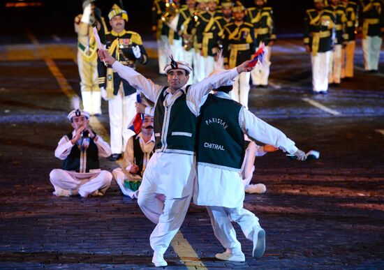 Closing ceremony of 2015 International Military Music Festival 'Spasskaya Tower'