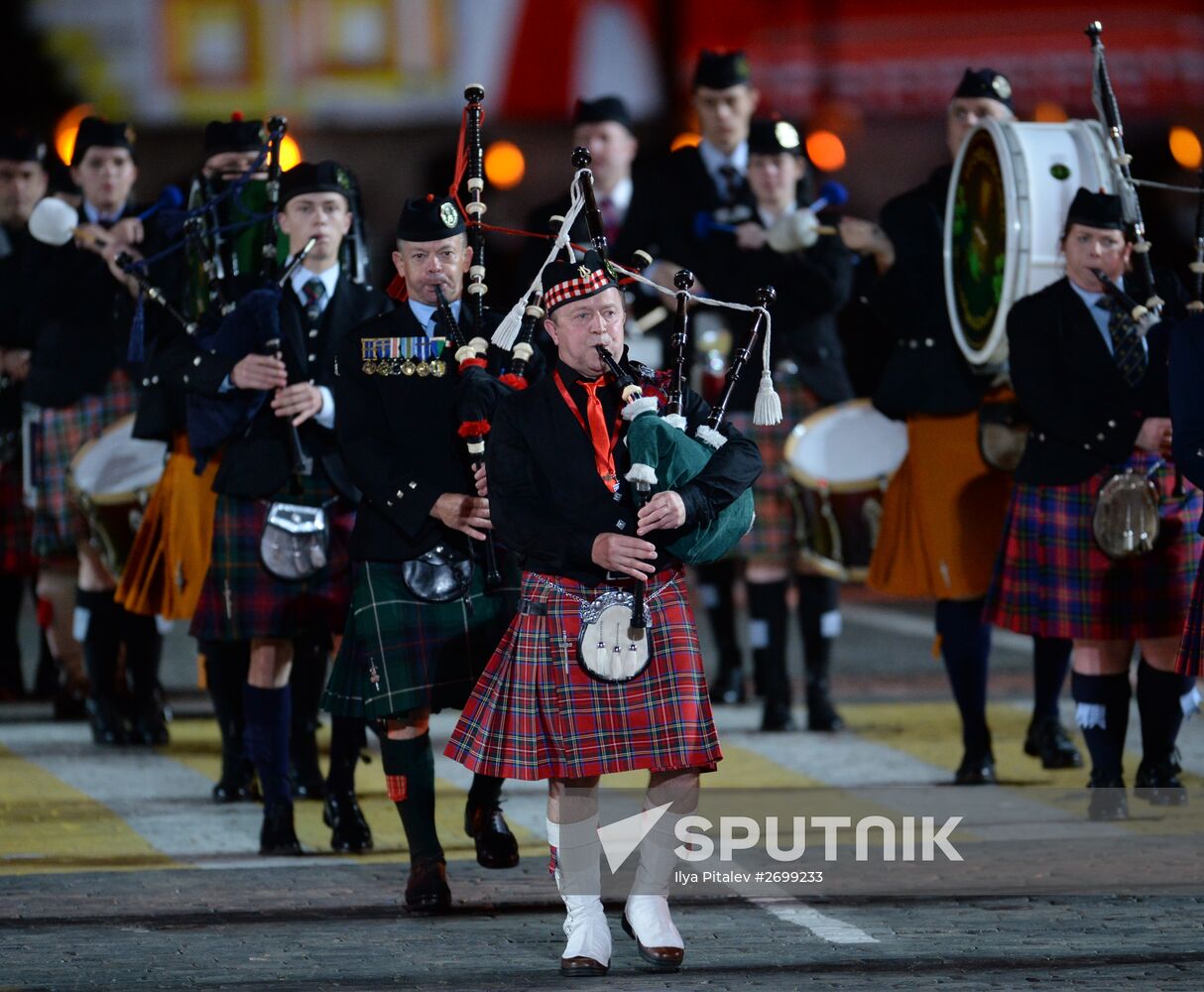 Closing ceremony of 2015 International Military Music Festival 'Spasskaya Tower'