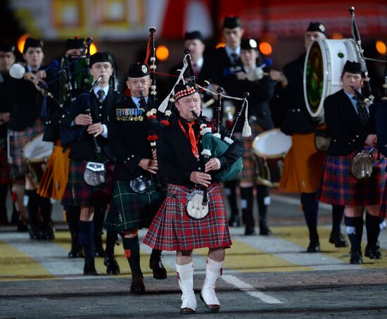 Closing ceremony of 2015 International Military Music Festival 'Spasskaya Tower'