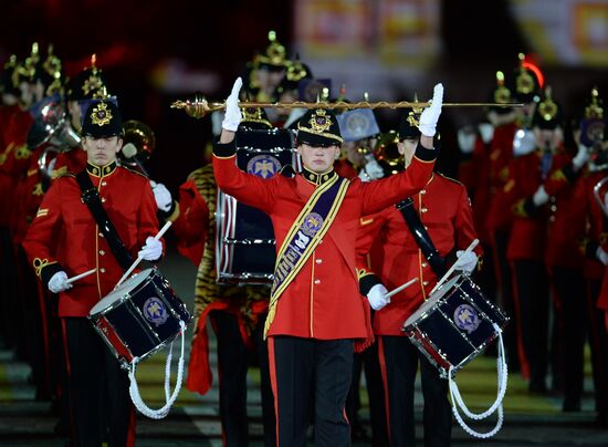 Closing ceremony of 2015 International Military Music Festival 'Spasskaya Tower'