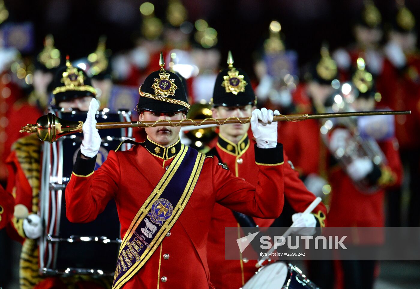 Closing ceremony of 2015 International Military Music Festival 'Spasskaya Tower'