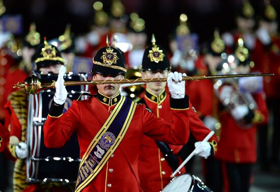 Closing ceremony of 2015 International Military Music Festival 'Spasskaya Tower'