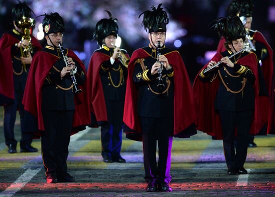 Closing ceremony of 2015 International Military Music Festival 'Spasskaya Tower'