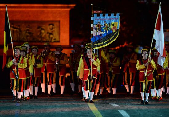 Closing ceremony of 2015 International Military Music Festival 'Spasskaya Tower'