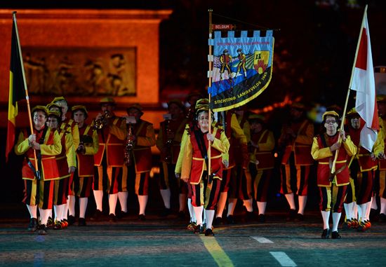 Closing ceremony of 2015 International Military Music Festival 'Spasskaya Tower'