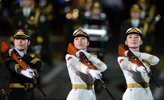 Closing ceremony of 2015 International Military Music Festival 'Spasskaya Tower'