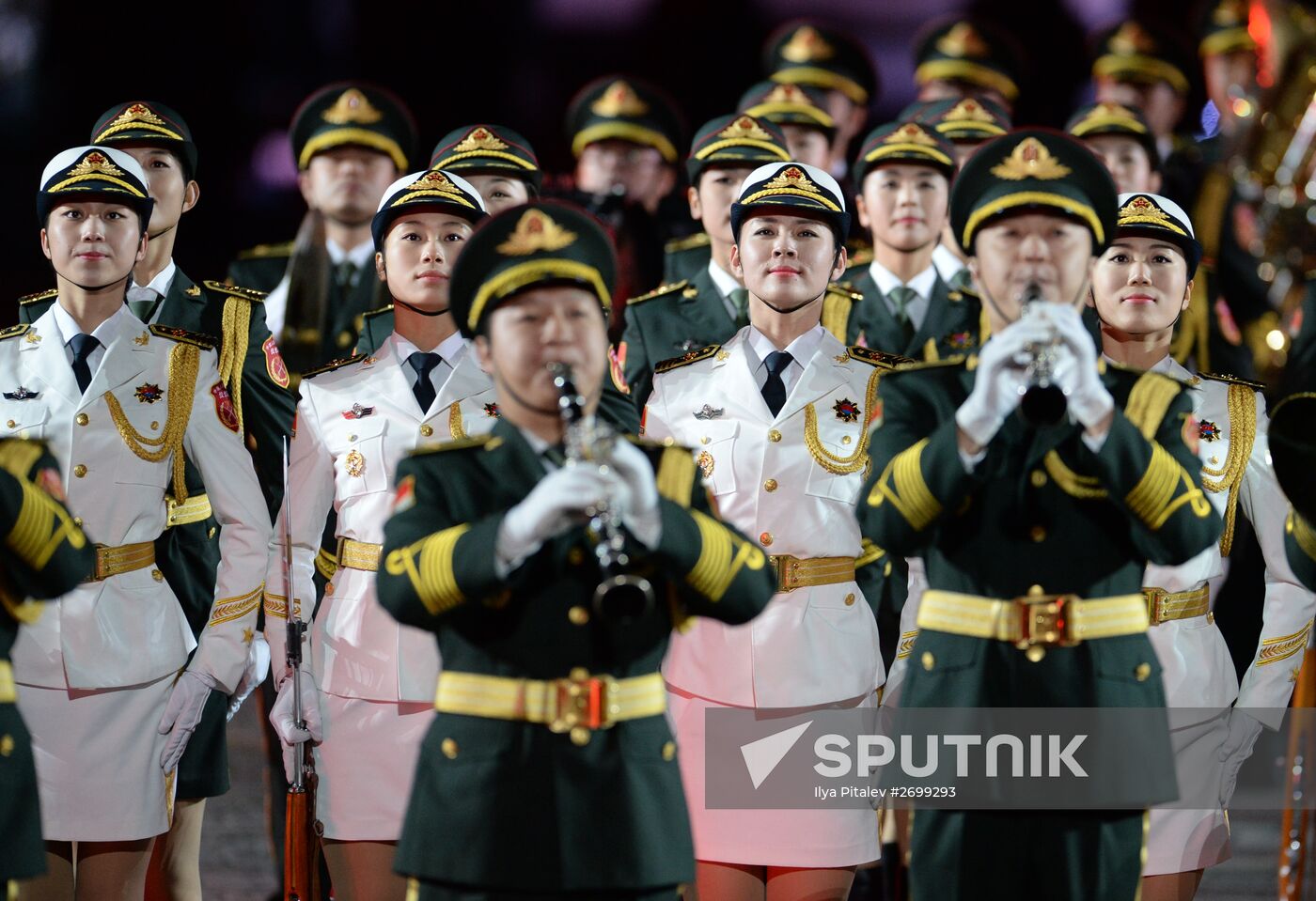 Closing ceremony of 2015 International Military Music Festival 'Spasskaya Tower'