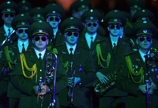Closing ceremony of 2015 International Military Music Festival 'Spasskaya Tower'