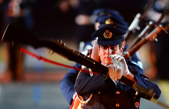 Closing ceremony of 2015 International Military Music Festival 'Spasskaya Tower'