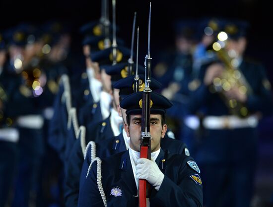 Closing ceremony of 2015 International Military Music Festival 'Spasskaya Tower'
