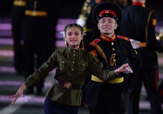 Closing ceremony of 2015 International Military Music Festival 'Spasskaya Tower'