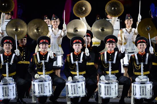 Closing ceremony of 2015 International Military Music Festival 'Spasskaya Tower'