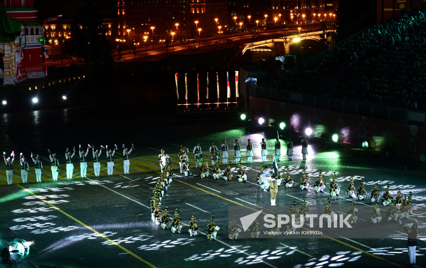 Closing ceremony of 2015 International Military Music Festival 'Spasskaya Tower'