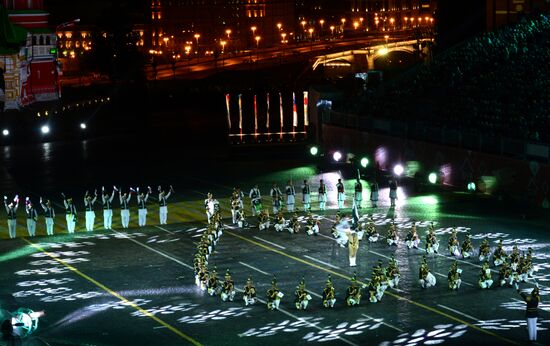 Closing ceremony of 2015 International Military Music Festival 'Spasskaya Tower'