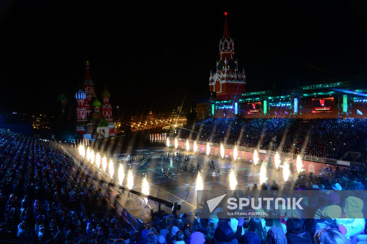 Closing ceremony of 2015 International Military Music Festival 'Spasskaya Tower'