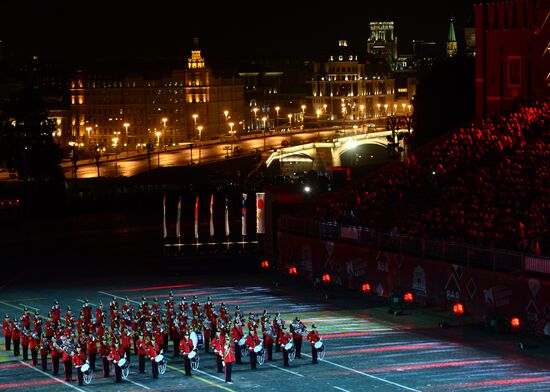Closing ceremony of 2015 International Military Music Festival 'Spasskaya Tower'
