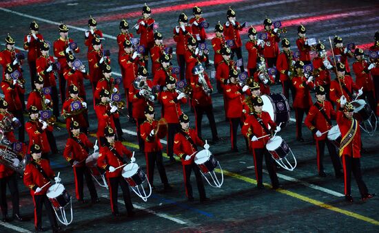 Closing ceremony of 2015 International Military Music Festival 'Spasskaya Tower'