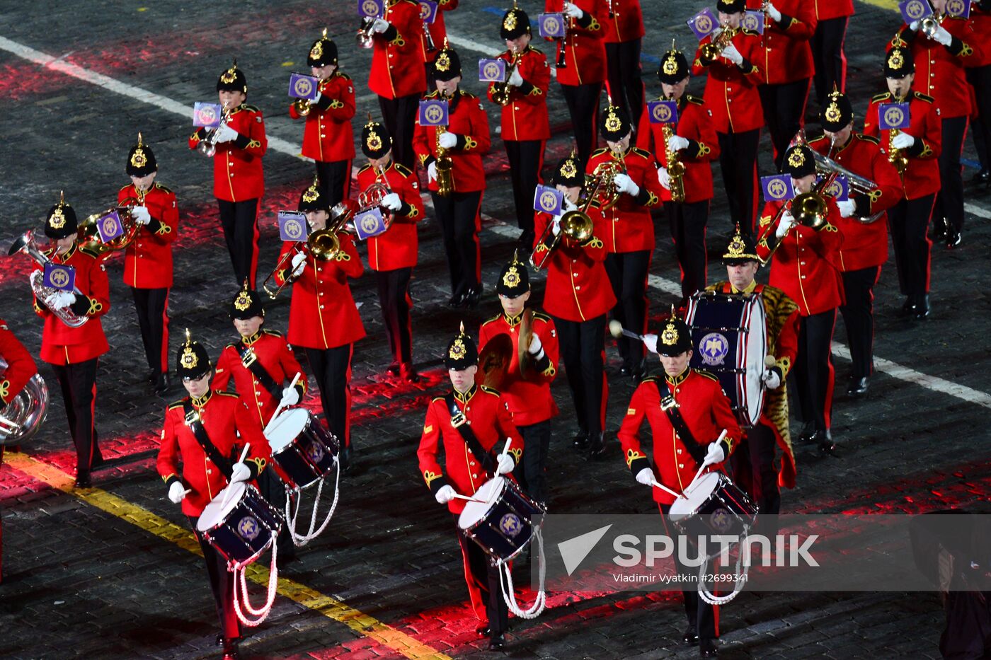 Closing ceremony of 2015 International Military Music Festival 'Spasskaya Tower'