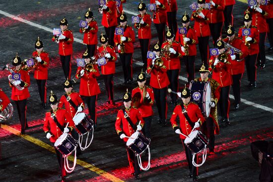 Closing ceremony of 2015 International Military Music Festival 'Spasskaya Tower'