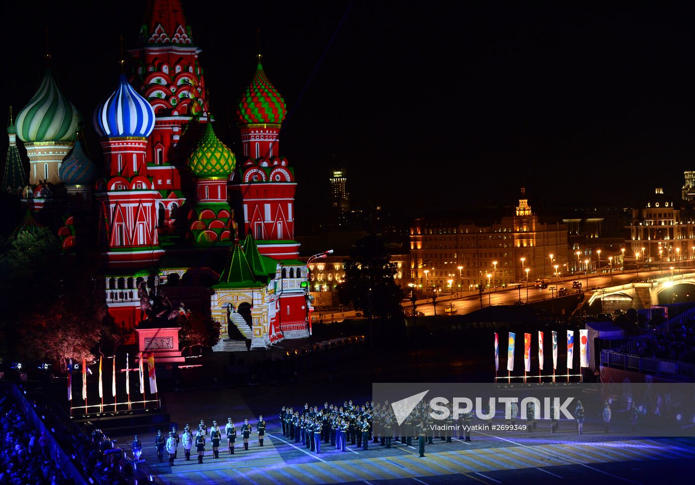 Closing ceremony of 2015 International Military Music Festival 'Spasskaya Tower'