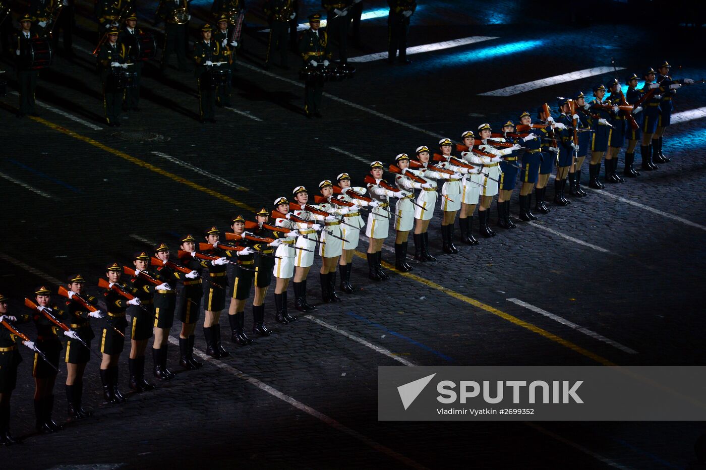 Closing ceremony of 2015 International Military Music Festival 'Spasskaya Tower'