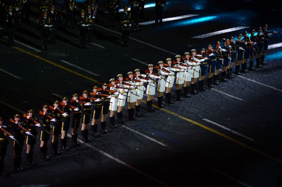Closing ceremony of 2015 International Military Music Festival 'Spasskaya Tower'