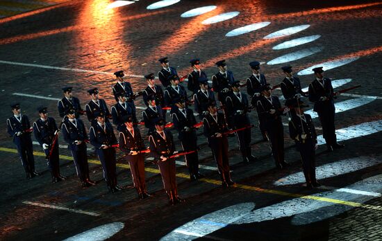 Closing ceremony of 2015 International Military Music Festival 'Spasskaya Tower'