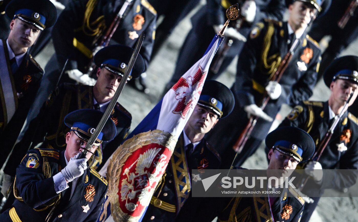 Closing ceremony of 2015 International Military Music Festival 'Spasskaya Tower'