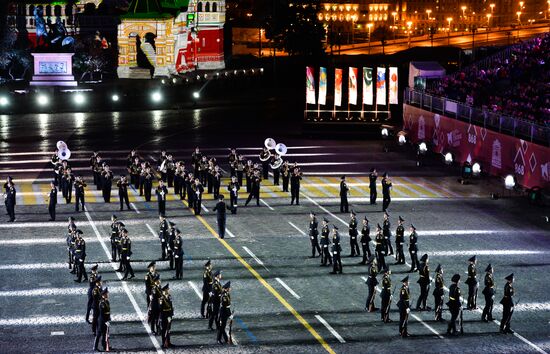 Closing ceremony of 2015 International Military Music Festival 'Spasskaya Tower'