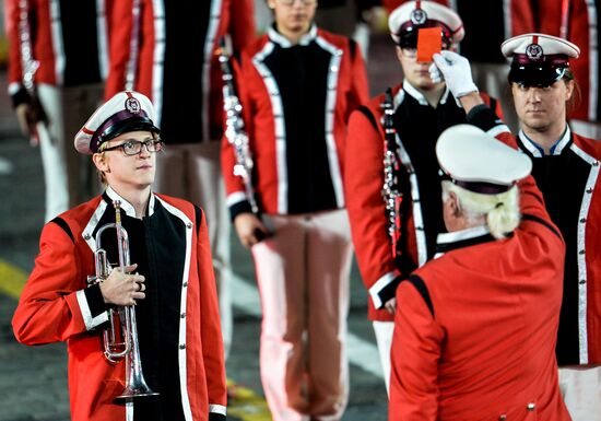 Closing ceremony of 2015 International Military Music Festival 'Spasskaya Tower'
