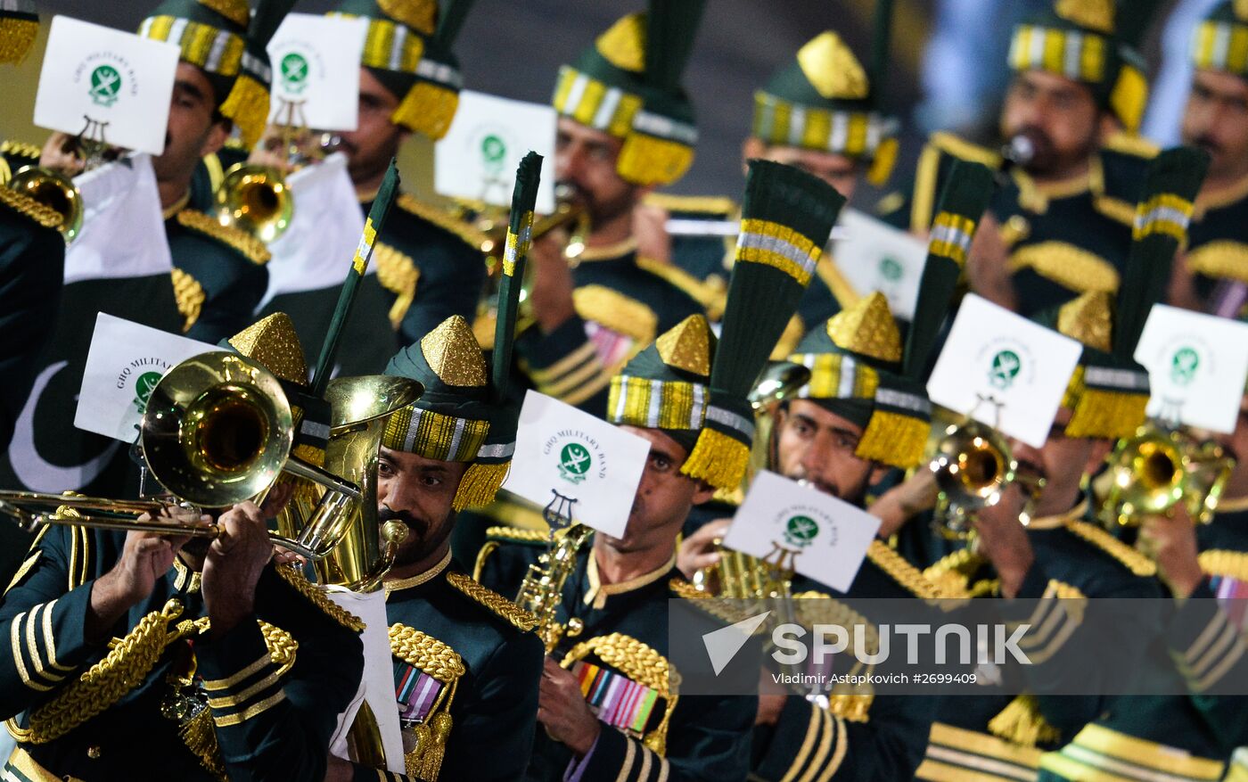 Closing ceremony of 2015 International Military Music Festival 'Spasskaya Tower'