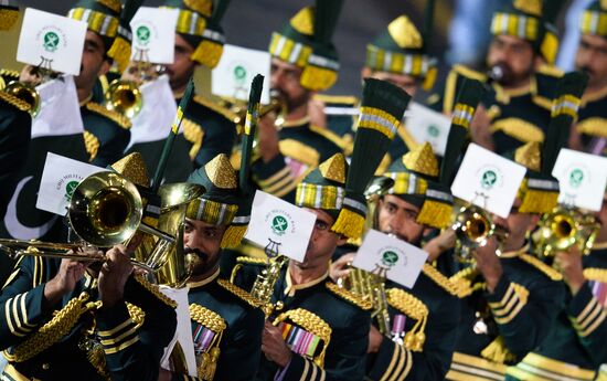 Closing ceremony of 2015 International Military Music Festival 'Spasskaya Tower'